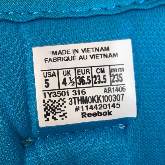 Reebok Fusion GR Running Shoes Sz 5 Purple Teal - Picture 7 of 7